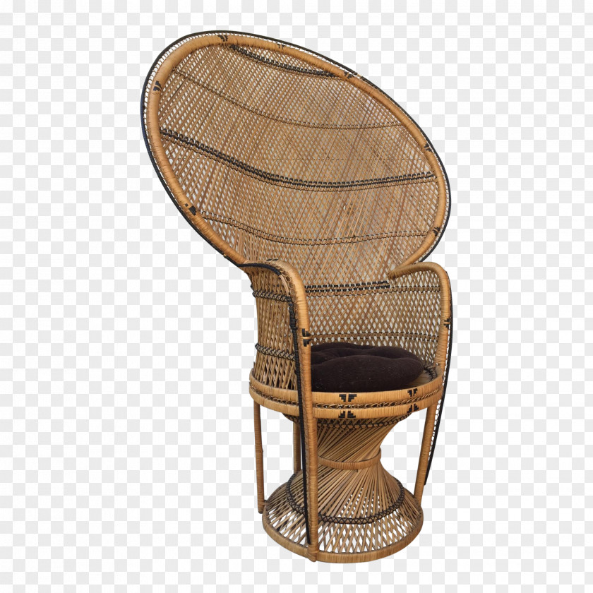 Chair Table Garden Furniture Wicker PNG