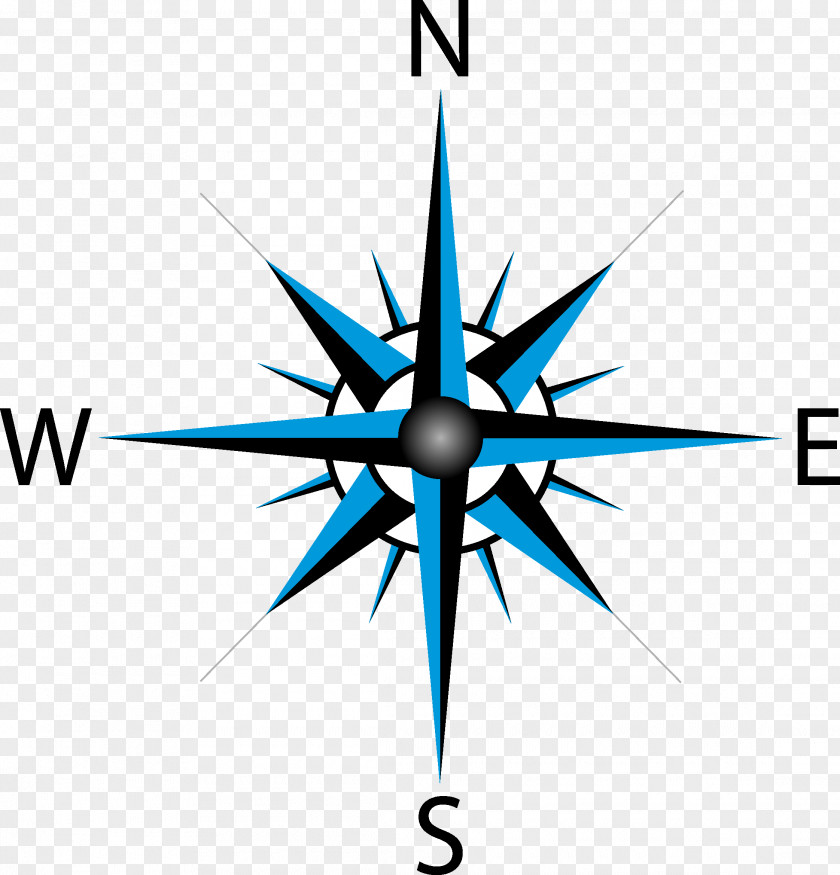 Compass North Rose Drawing PNG