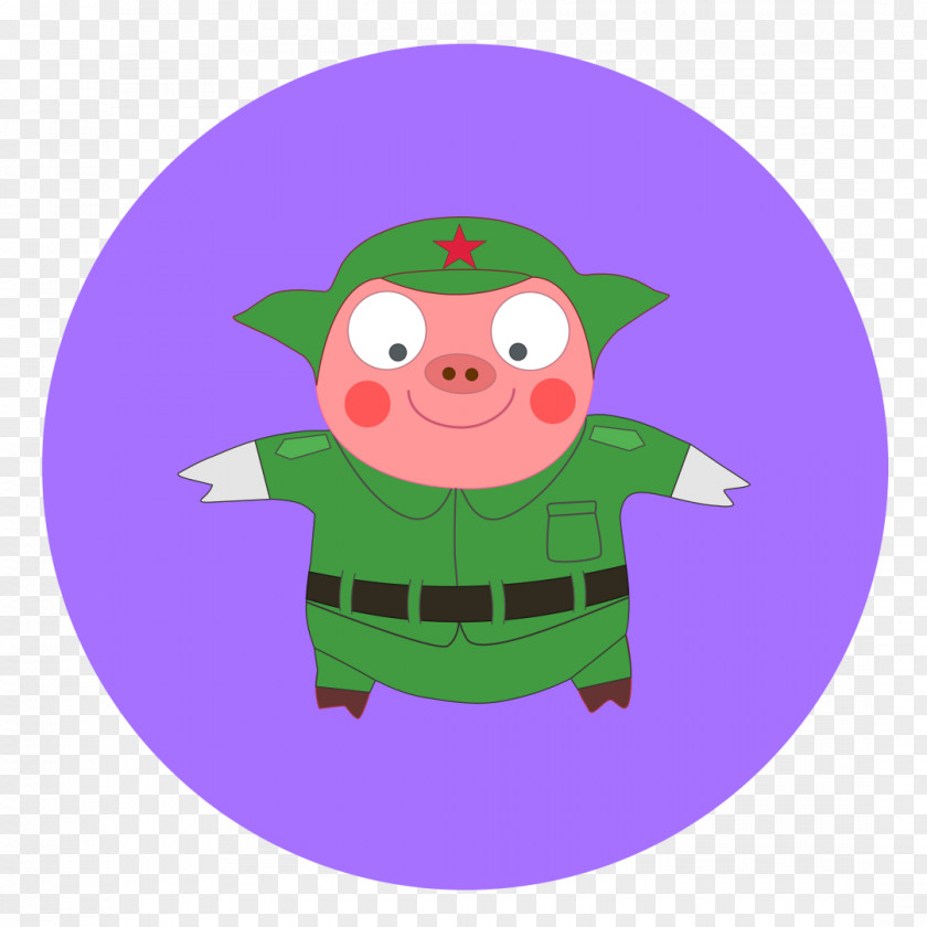 Hog Cartoon Illustration Clip Art Film Director Christmas Ornament Tencent Video PNG