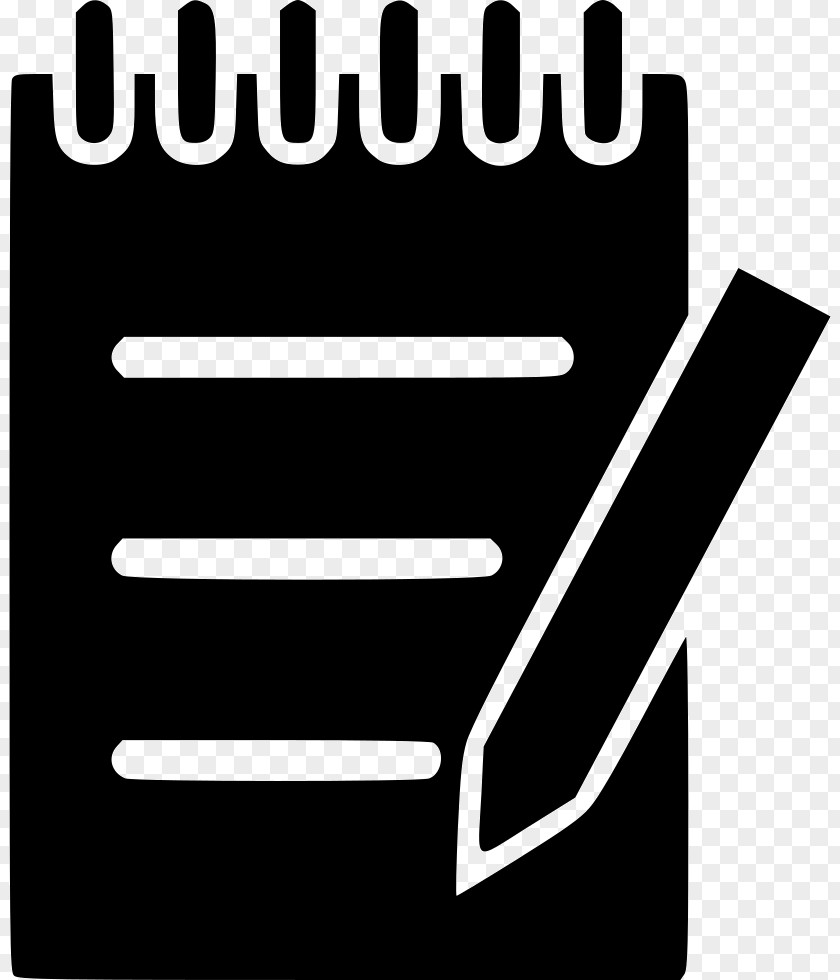 Notebook With Pen Paper PNG