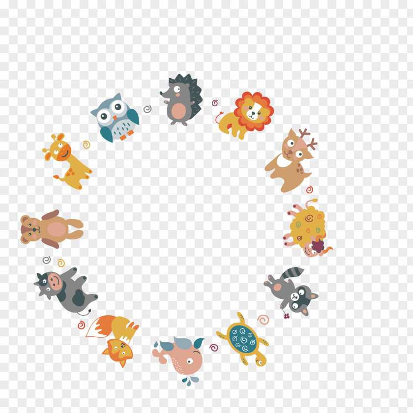 Vector Cartoon Animals Animal Cuteness PNG