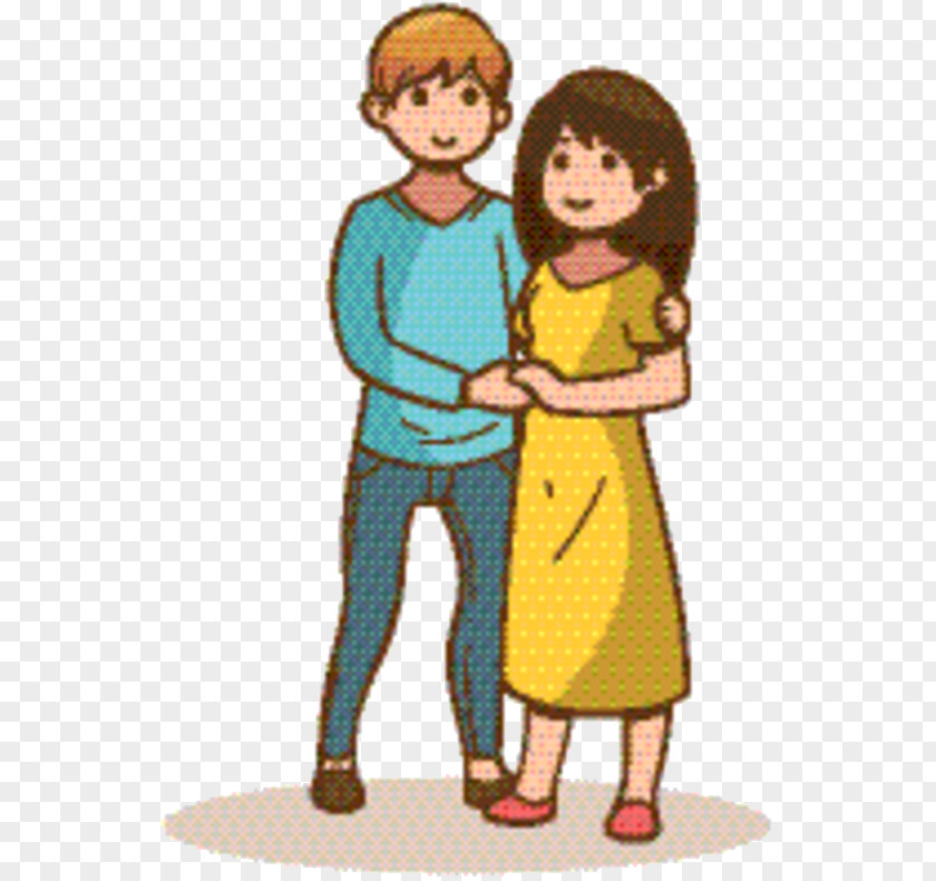 Art Sharing Girl Cartoon PNG