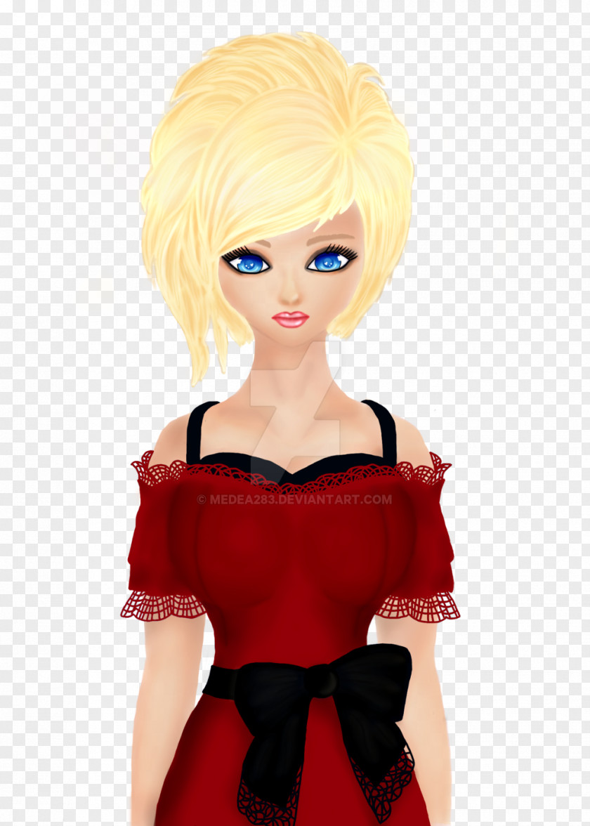 Barbie Blond Brown Hair PNG