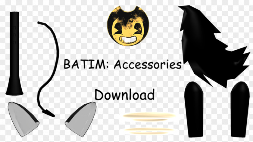 Bendy And The Ink Machine Mmd Model Clothing Accessories Gray Wolf Cat Design PNG