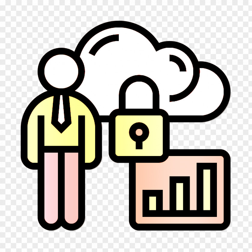 Cloud Service Icon Server Private PNG