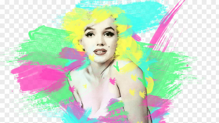 Death Of Marilyn Monroe Hair Coloring Graphic Design Human Color PNG