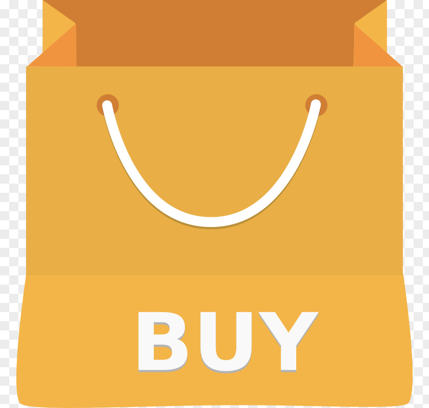 Orange Buy Bag Tote Clip Art PNG