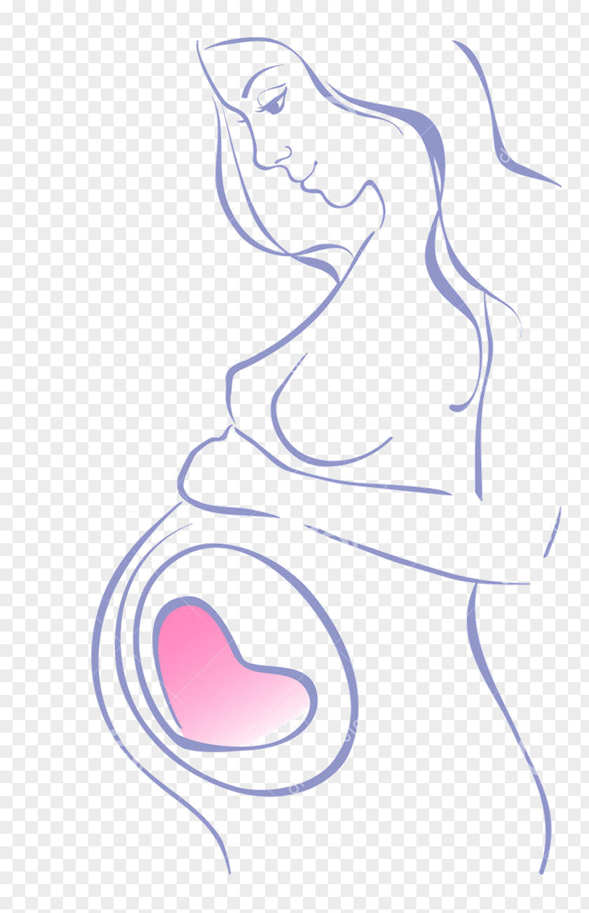 Pregnancy Drawing How To Draw Illustration Image PNG