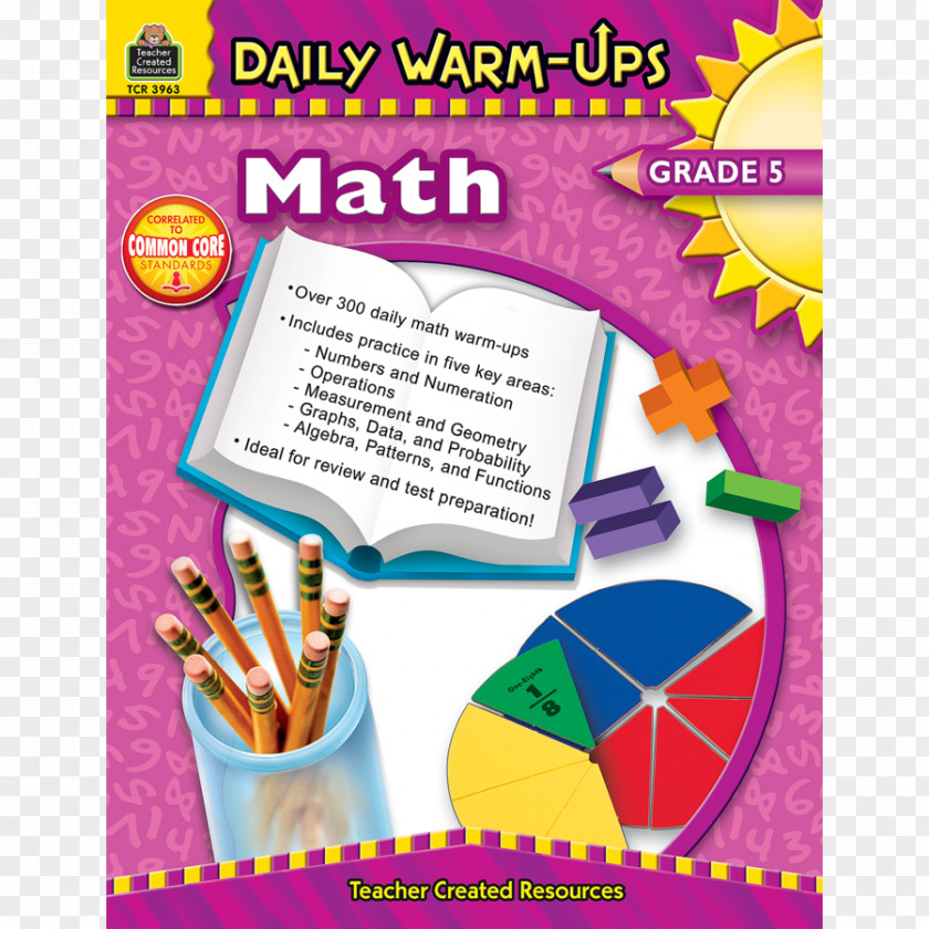 Warm-up Daily Warm-Ups: Reading, Grade 3 2 5 Math 8 4 PNG