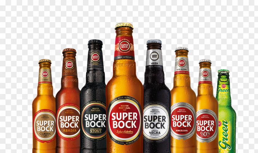 Beer Lager Super Bock Bottle PNG