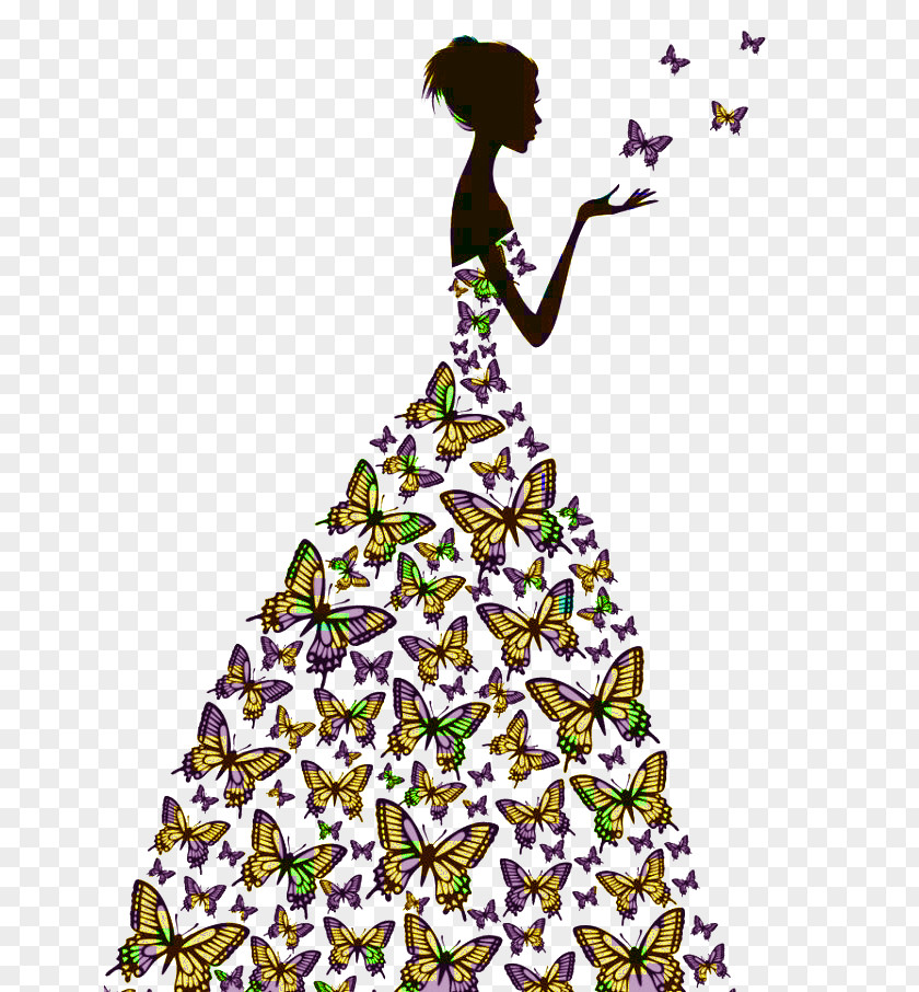 Bride Butterfly Clip Art PNG