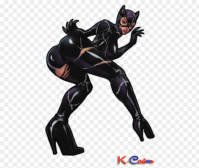 Catwoman Cartoon Supervillain PNG
