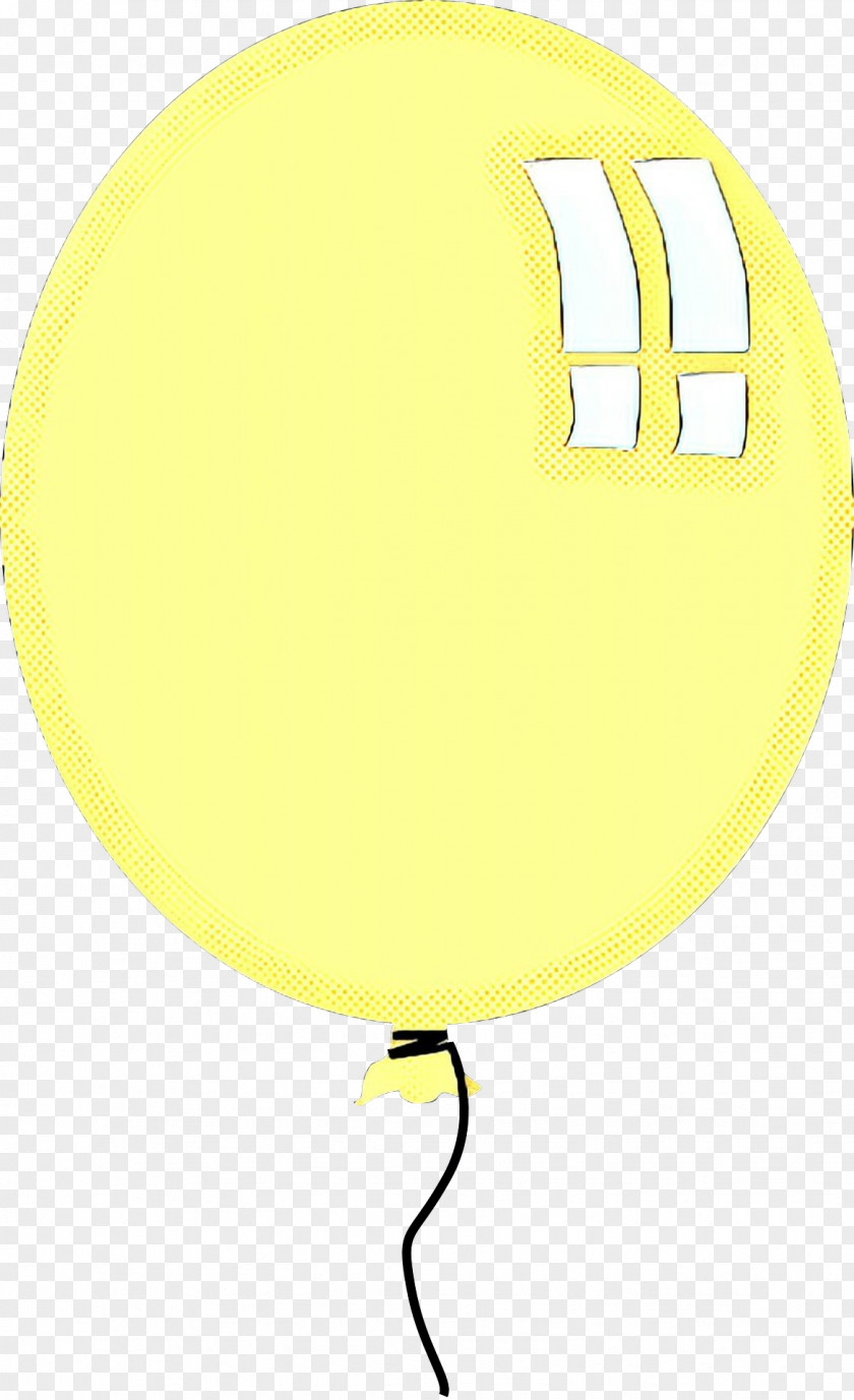 Smile Balloon Yellow Circle PNG