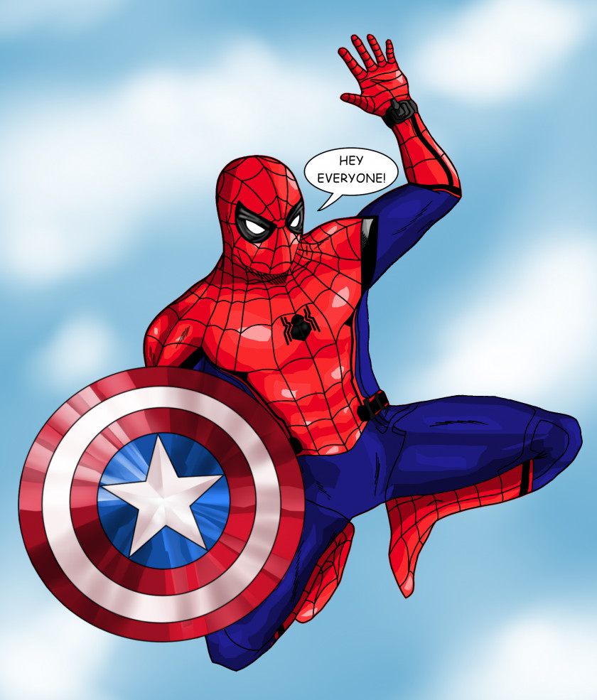 Spider-man Civil War: The Amazing Spider-Man Captain America Marvel Comics Film PNG