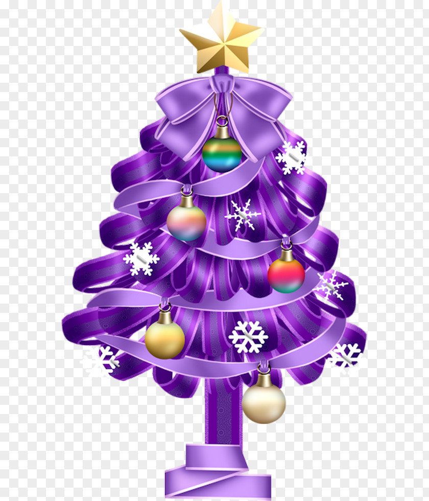 Watercolor Christmas Tree Yellow Ornament Clip Art PNG