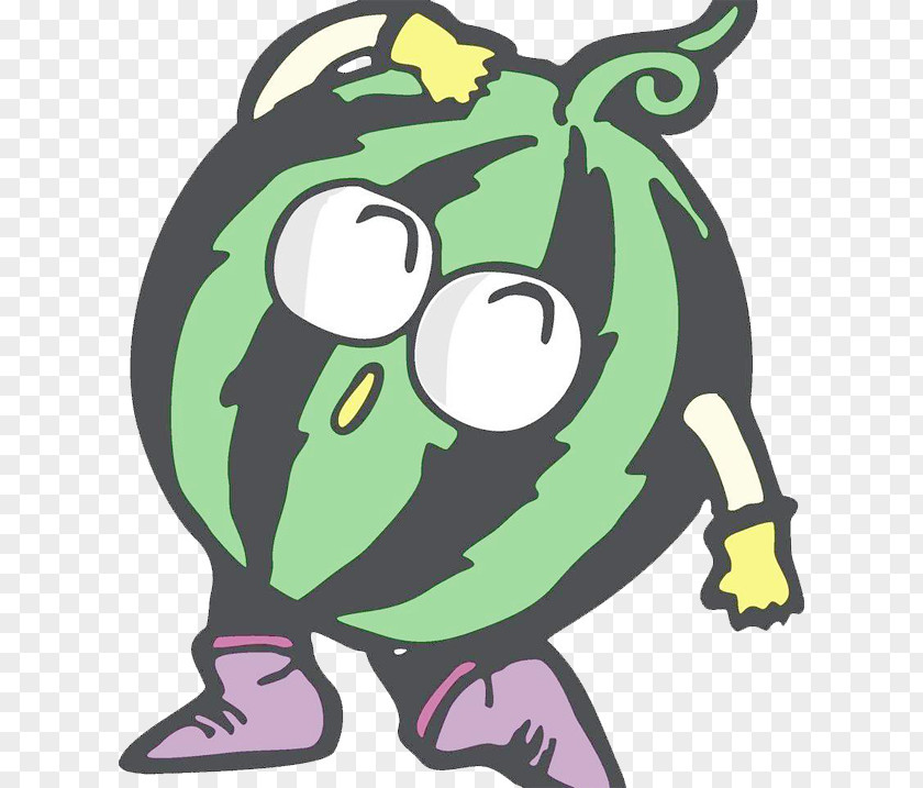 Watermelon Cartoon Auglis PNG