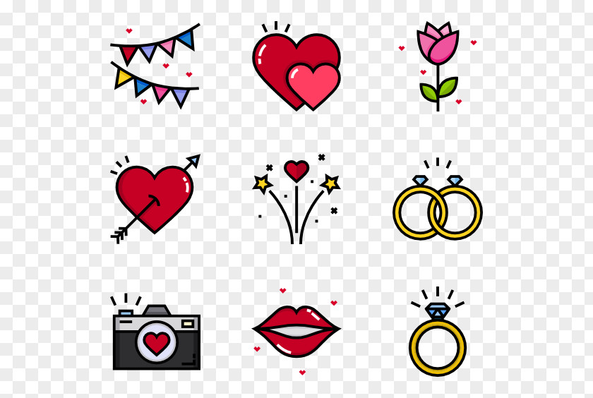 Wedding Pack Clip Art Product Heart Line PNG