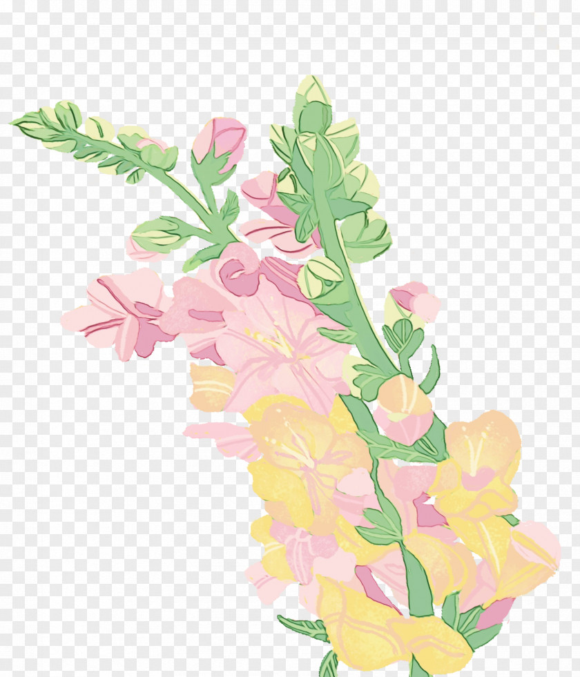 Bouquet Sweet Pea Floral Design PNG