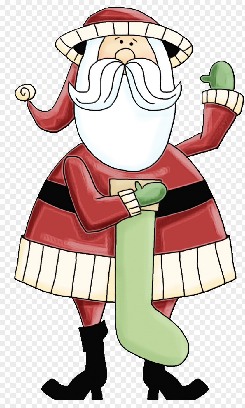 Cartoon Saint Nicholas Christmas Gift Drawing PNG