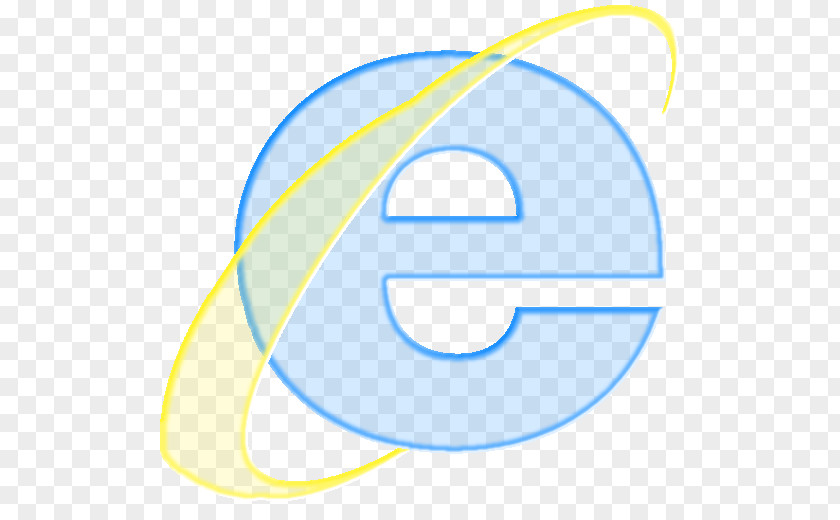 Internet Explorer Circle Line Area Font PNG