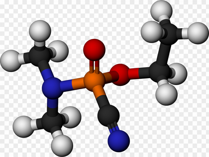 Molecule Vector Cyclosarin Nerve Agent Tabun Soman PNG