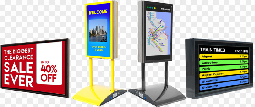 Outdoor Signage Display Device Electronics Digital Signs LED PNG