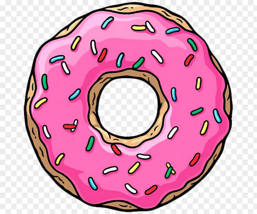 Simpsons Donuts Coffee And Doughnuts Gelatin Dessert Frosting & Icing Bakery PNG