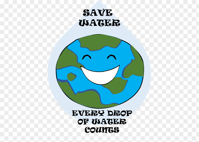 Water Conservation Efficiency Poster PNG