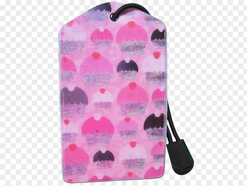 Bag Tag Pink M PNG