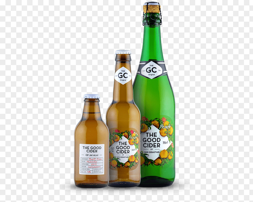 Beer Bottle Apple Cider Juice PNG