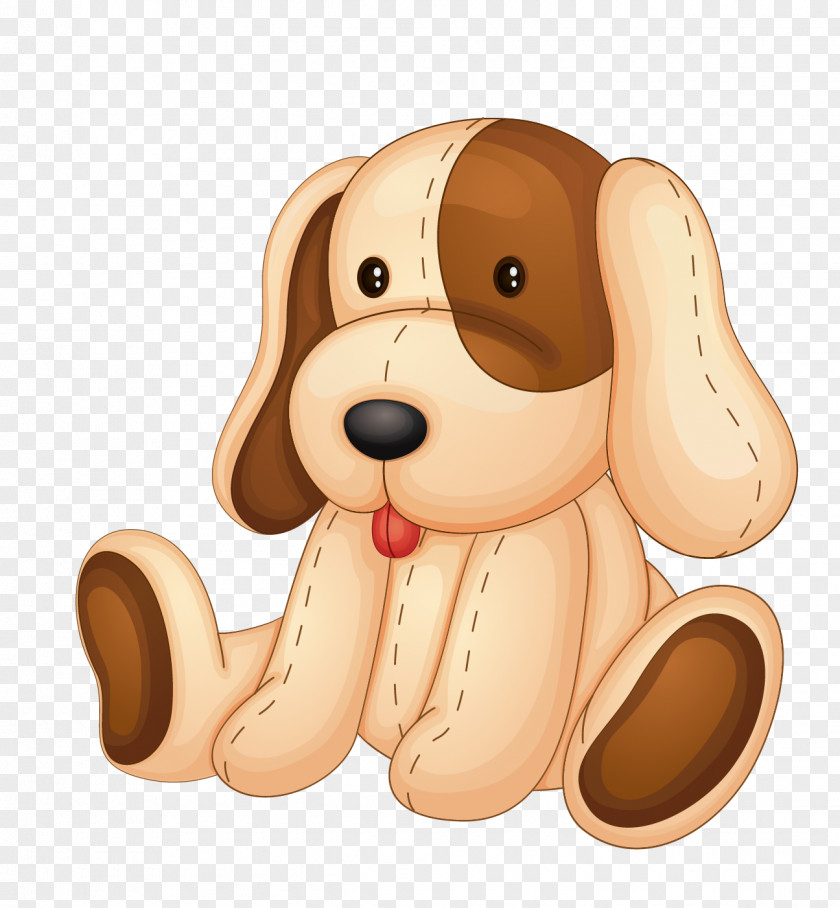 Cartoon Children's Toys Dog Tongue Stuffed Toy Stock Photography Illustration PNG