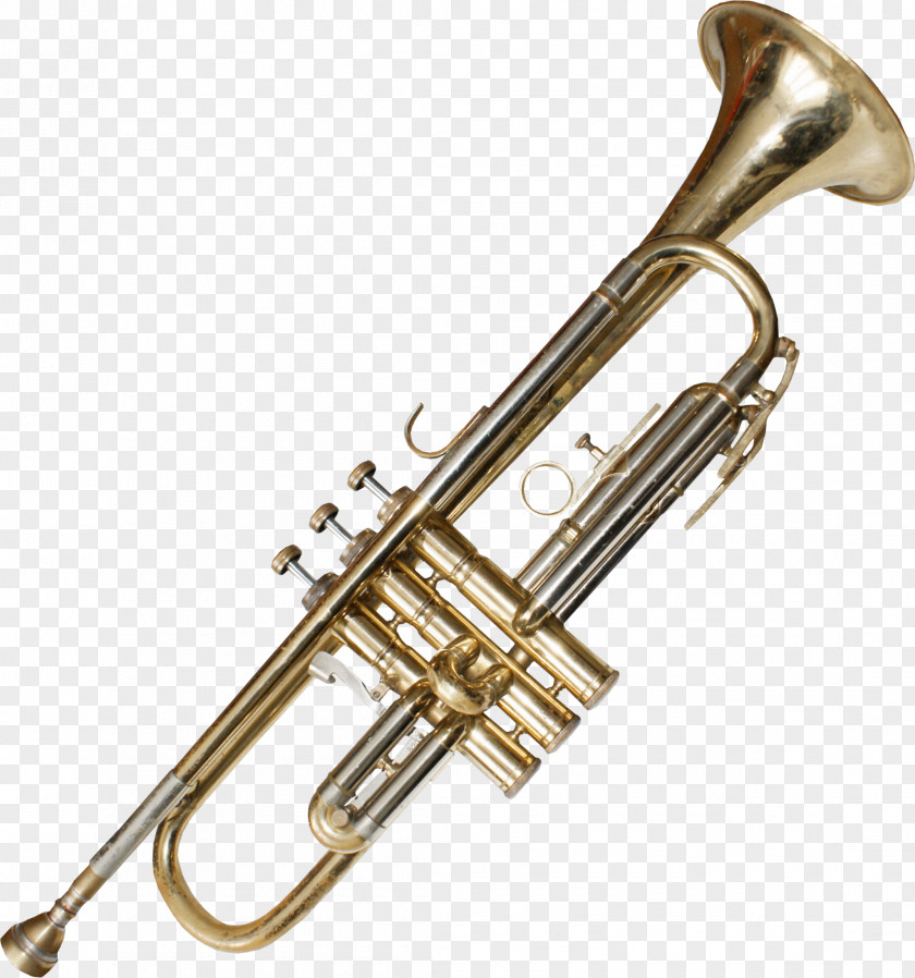 Small Trumpet Musical Instrument Clip Art PNG
