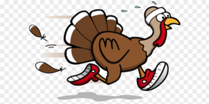 Turkey Trot Thanksgiving Running Walking Clip Art PNG