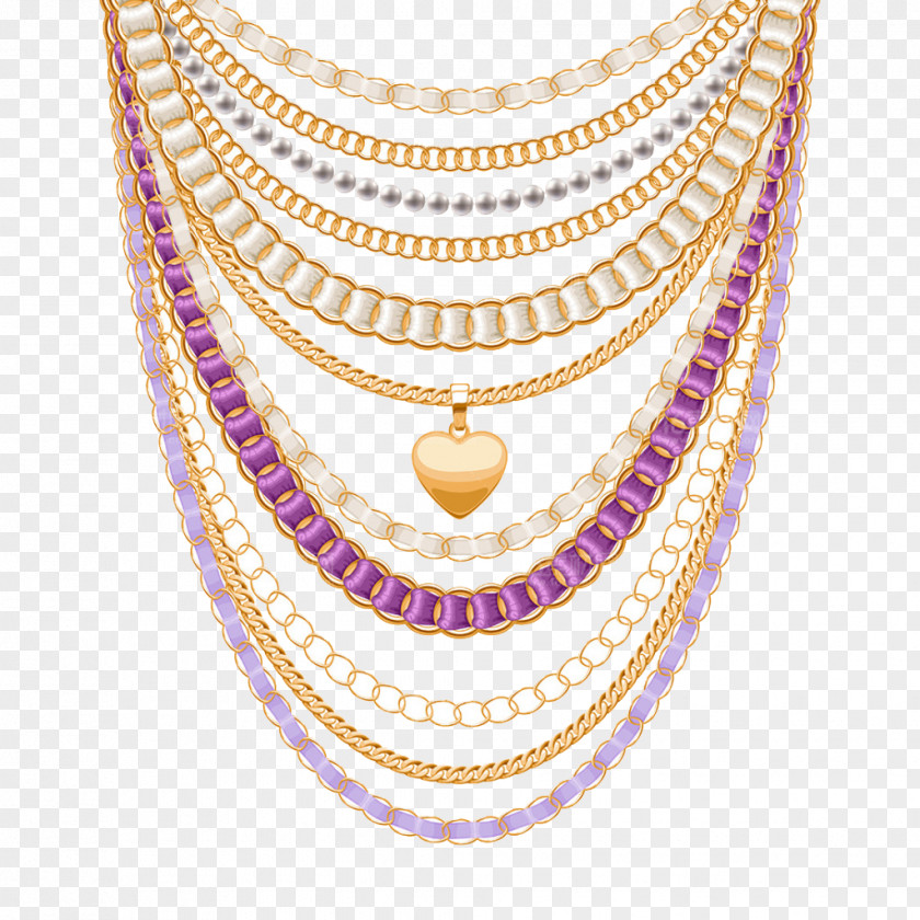 Exquisite Jewelry Diamond Ring Necklace Jewellery Pearl Chain PNG