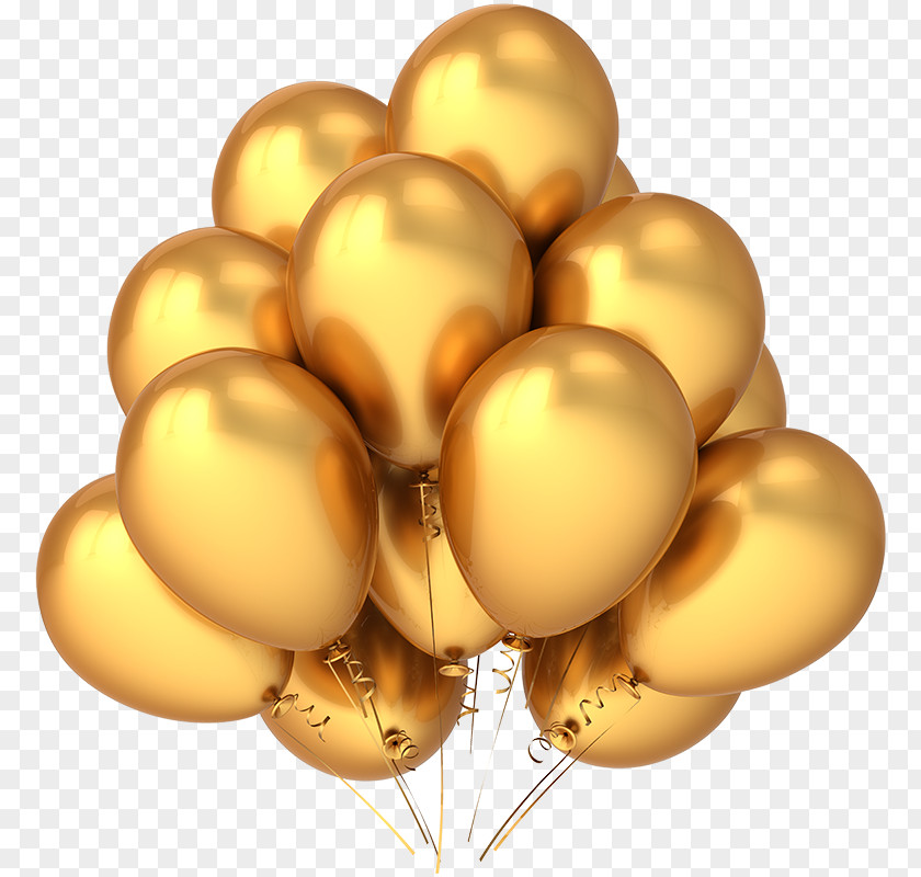 Gold Balloon Stock Photography Illustration Clip Art PNG