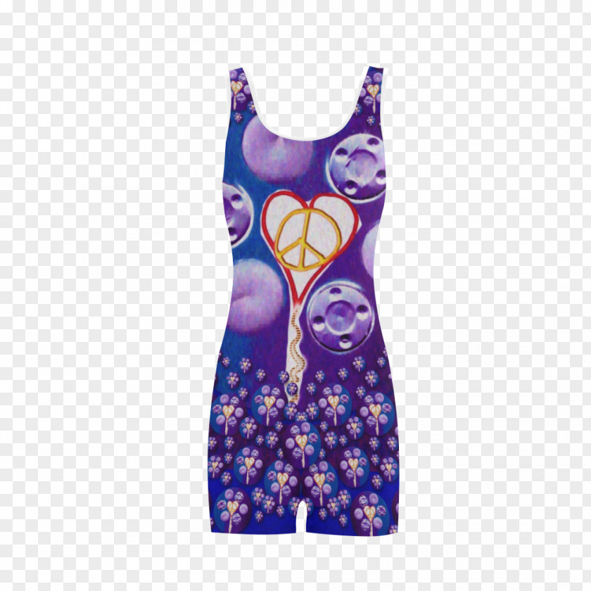 One-piece Swimsuit Neck Dress PNG