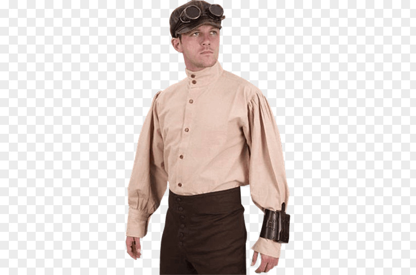 Steampunk Costumes For Men Shirt Tops Clothing Engineer PNG