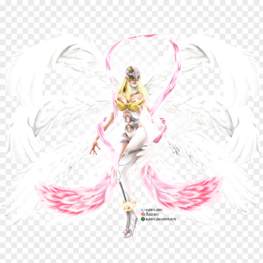 Angewomon Gatomon Art Drawing PNG