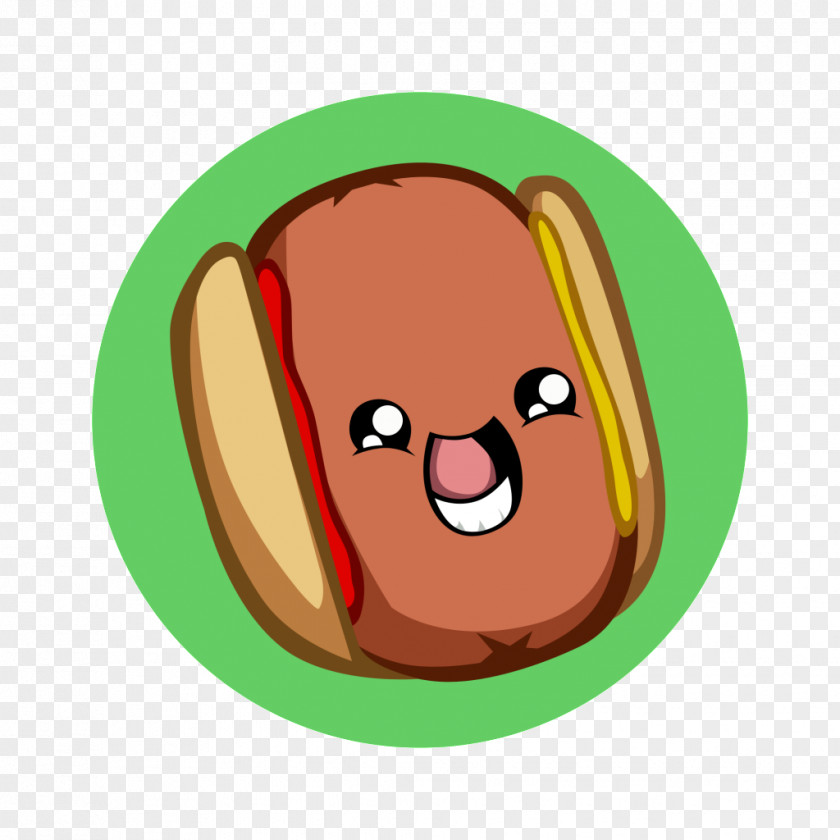 Hot Dog Dachshund Sticker Smile Pickerl PNG