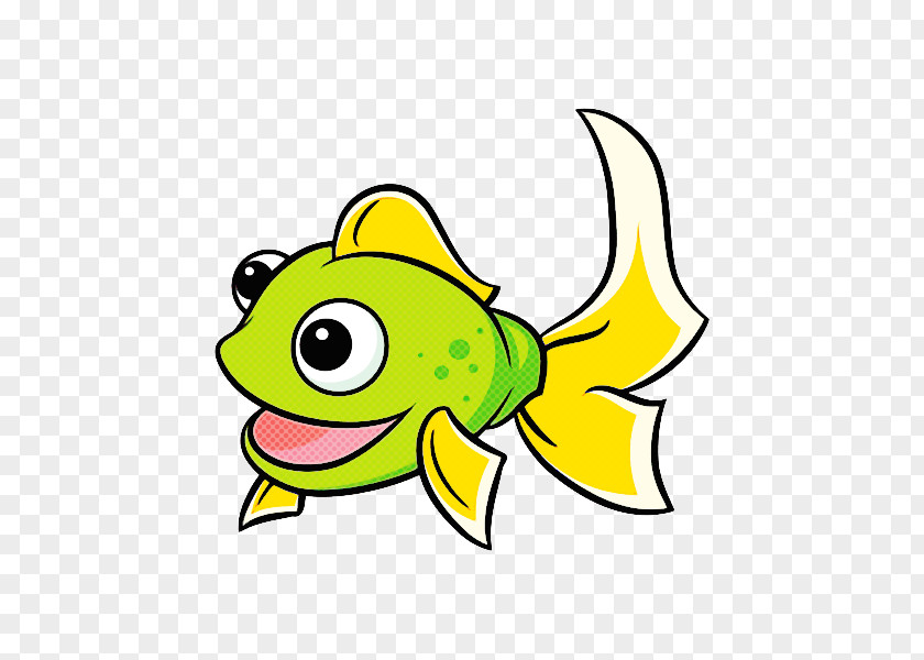 Leaf Cartoon Fish Yellow Meter PNG