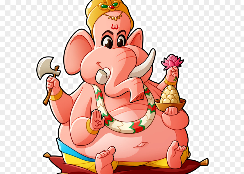 Sri Ganesh Ganesha Drawing Cartoon Character Sketch PNG