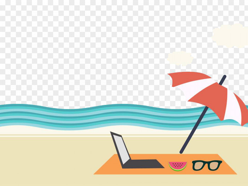 Beach Sunshine Worku2013life Balance Clip Art PNG