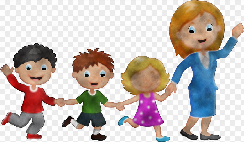 Cartoon Child People Toy Sharing PNG