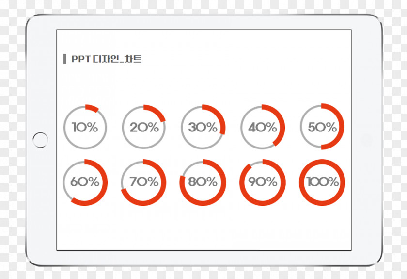 List Ppt Percentage Chart Naver Blog PNG
