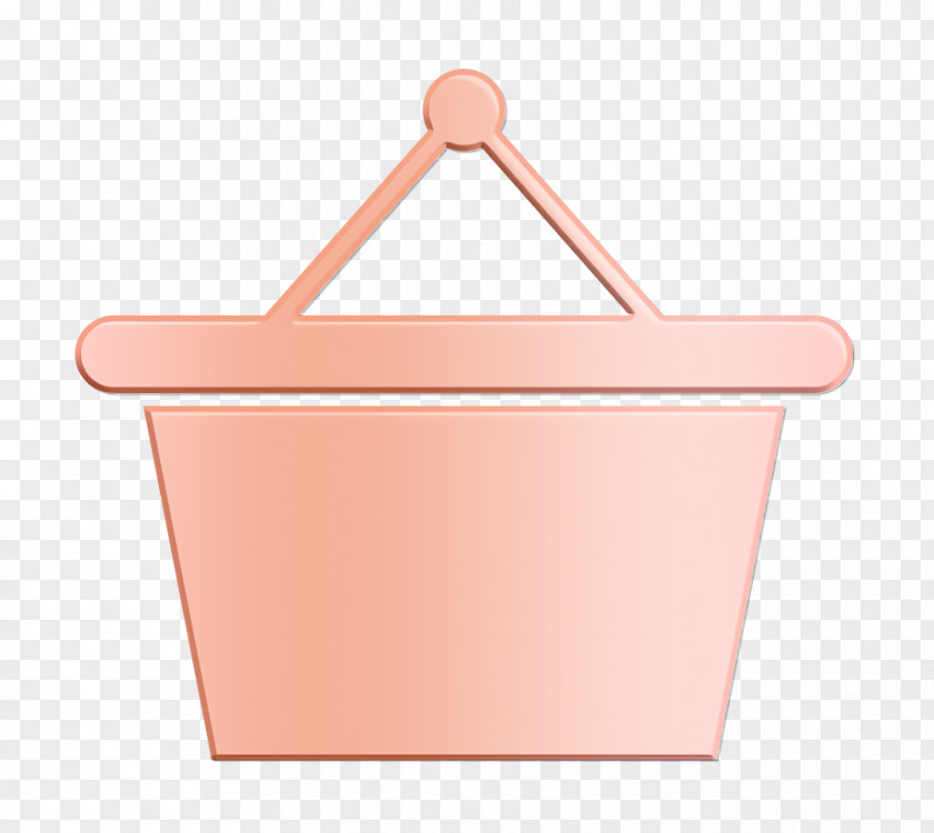 Plastic Peach Bag Icon Basket Commerce PNG
