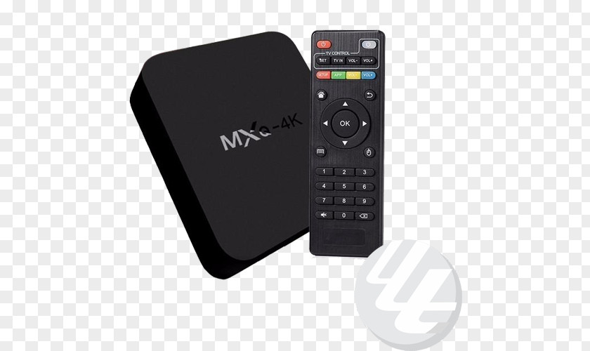 Android Smart TV 4K Resolution Set-top Box PNG