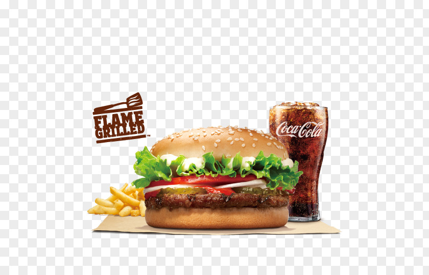 Bacon Whopper Hamburger Fast Food Burger King PNG