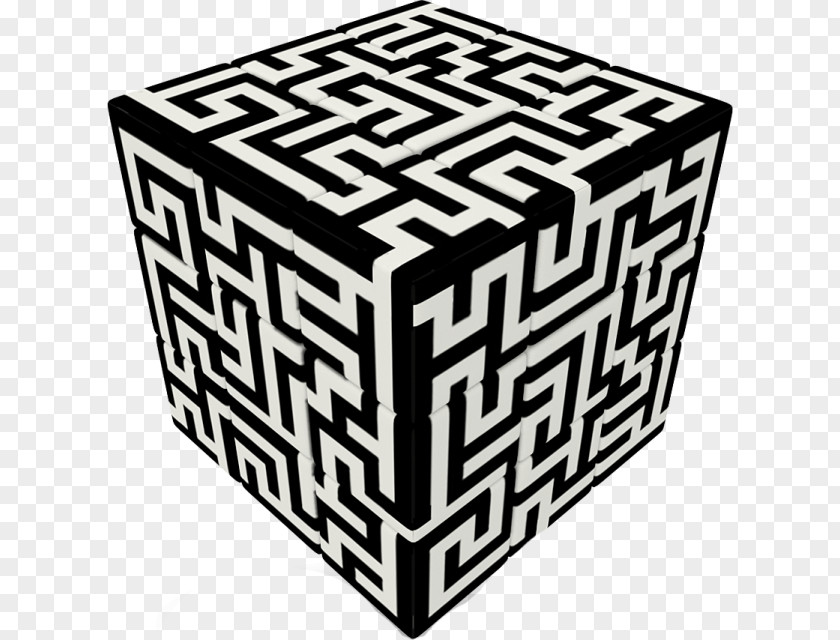 Cube 3d V-Cube 7 Jigsaw Puzzles Labyrinth Magic Cubes PNG