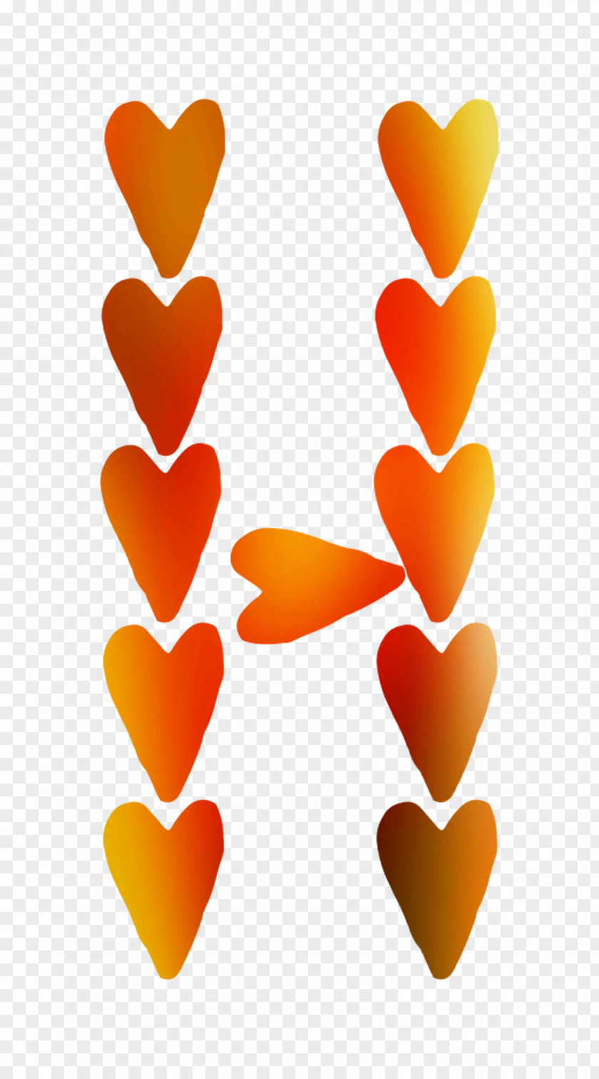 Font Heart M-095 Orange S.A. PNG