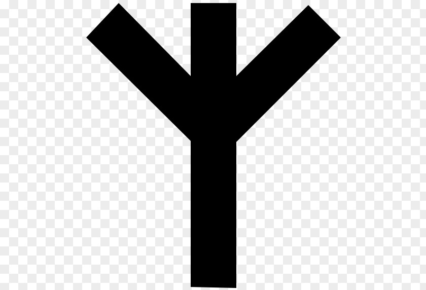 Symbol Algiz Runes Peace Symbols Old Norse PNG